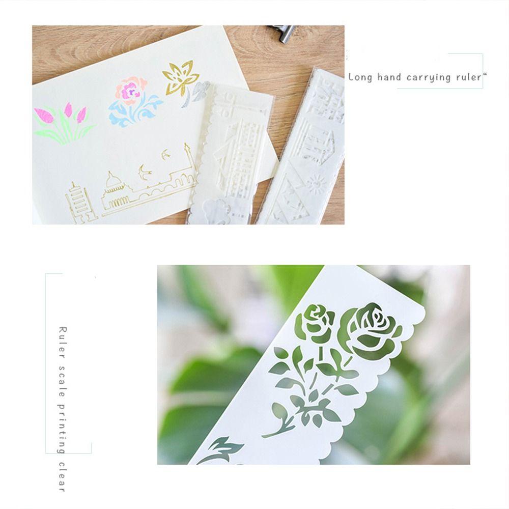 Painted Painting Tools Scrapbooking DIY Template Drawing Stencils Letter Stencil Drawing Templates