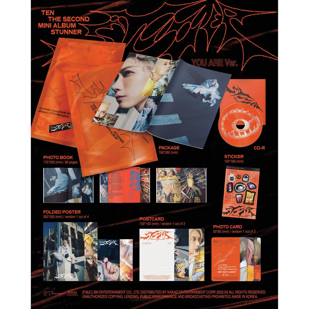 ДЕСЯТЬ(NCT) mini 2nd Album [STUNNER] Pack Book Ver. (ТЫ Вер.) (Онлайн-преимущество)