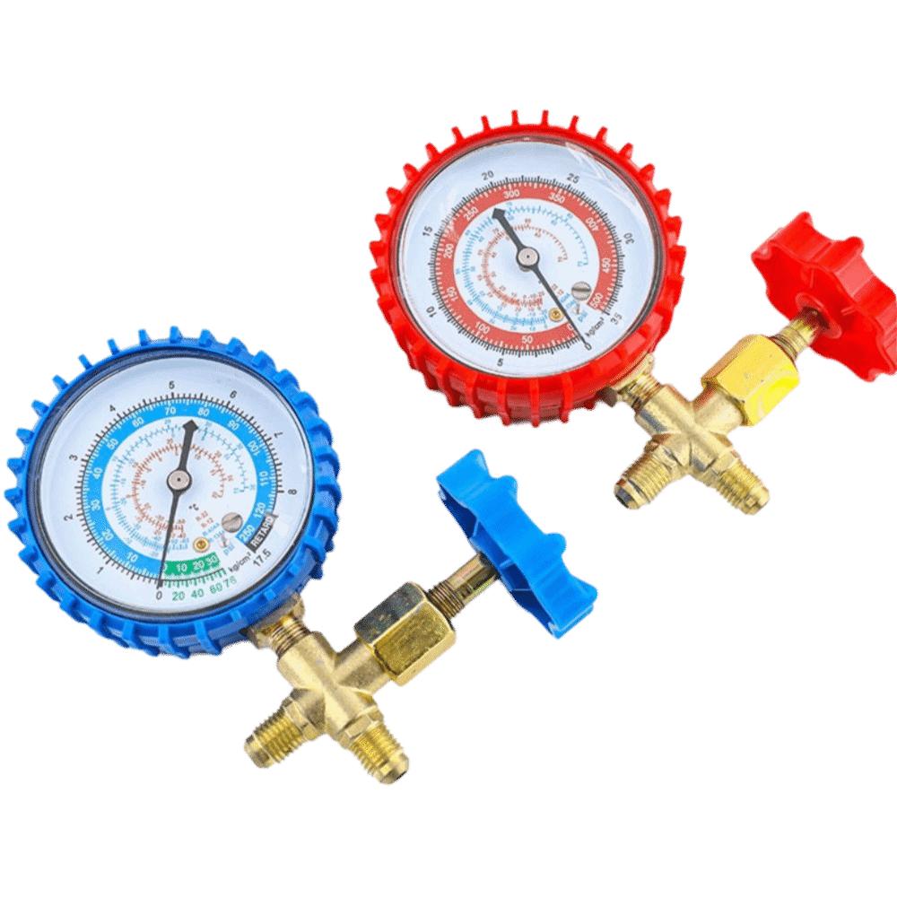 Control Valve Air Conditioning Pressure Gauge Pressure Gauge Manometer Refrigerant Recharge