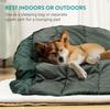 Navaris Собака Спит 100см Складная Кровать для Собак и Подходит для Наружных Температур от до Мешок, Диаметр, Зеленый, Кошки, Кемпинг, 10°C -5°C