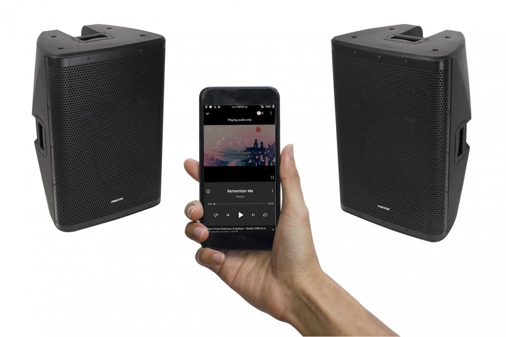 Fonestar FORCE-15DSP - Aktywny głośnik z DSP, Bluetooth 5.0, Fonestar