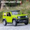 1:26-масштабная модель автомобиля из сплава Suzuki Jimny, звуковая и световая коллекция, имитация внедорожников, литые под давлением автомобили, игрушки для детей