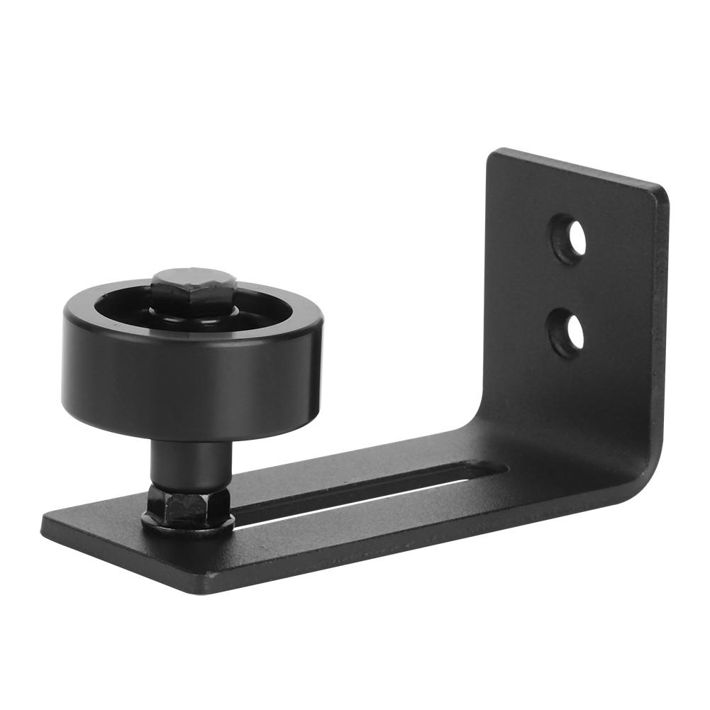 Раздвижные двери сарая из углеродистой стали, напольные роликовые направляющие, набор аксессуаров, дверная фурнитура