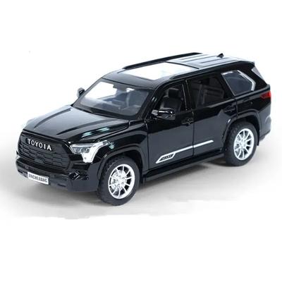 1/24 Toyota Sequoia внедорожник литой металлический сплав модель автомобиля литой металл внедорожники модель автомобиля симуляция звук и свет игрушка для мальчиков для детей подарок