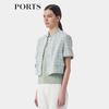 Ports Женская куртка в короткую клетку весна/лето 2025 ST8J003TFD053
