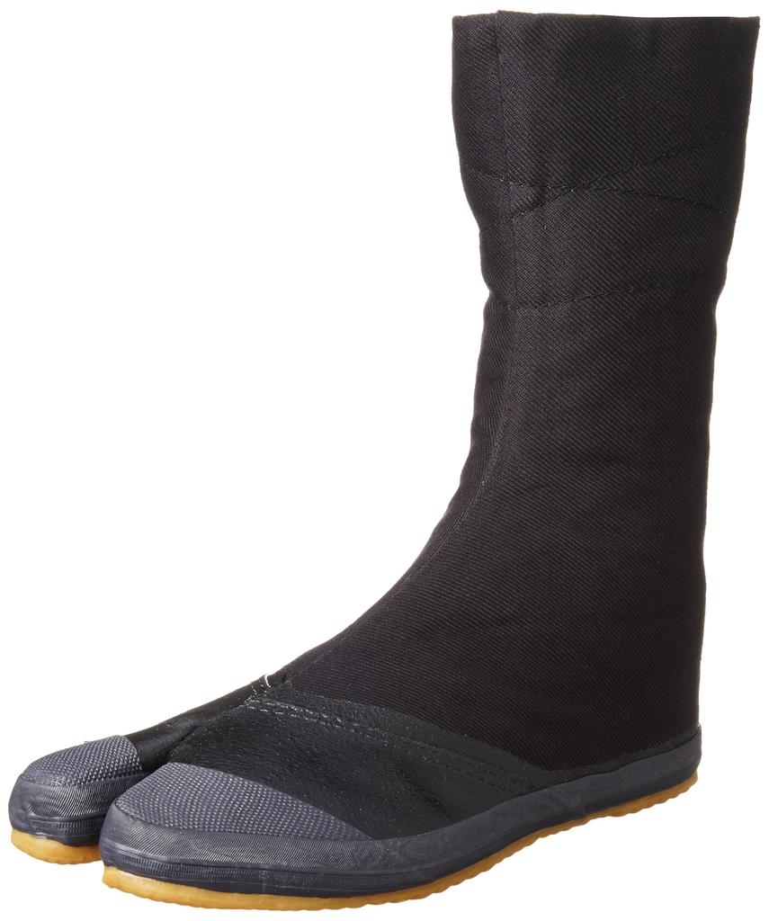 Moonstar Tabi Work Socks, Practical and Lightweight, 10-Piece A, Black, Size 25.0 Cm, 2E, for Men and Women