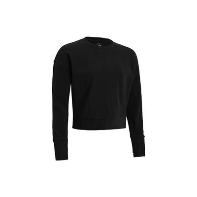 Женская спортивная толстовка Meridian Cold Weather Solid Color с круглым вырезом, черная 1379880-001