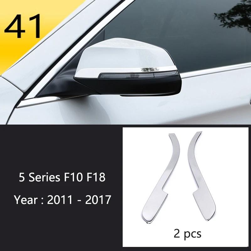 For BMW 5 Series F10 F11 2011-2016 Stainless Steel Cars Front Door Stereo Panel Speaker Decorative Cover Interior Accessories