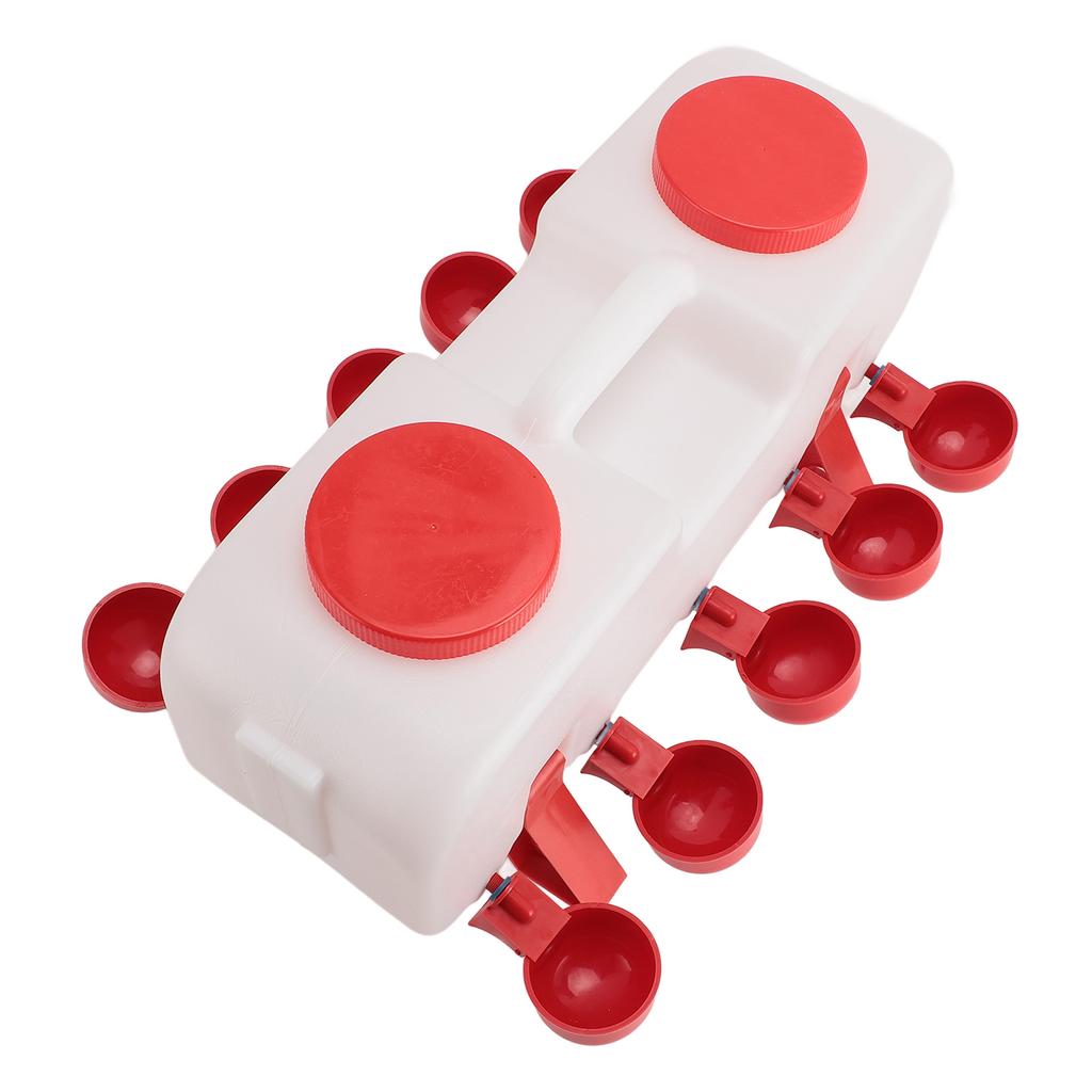 Диспенсер для поения кур 10 л полуавтоматический большой емкости закрытый кормушка для птицы с 10