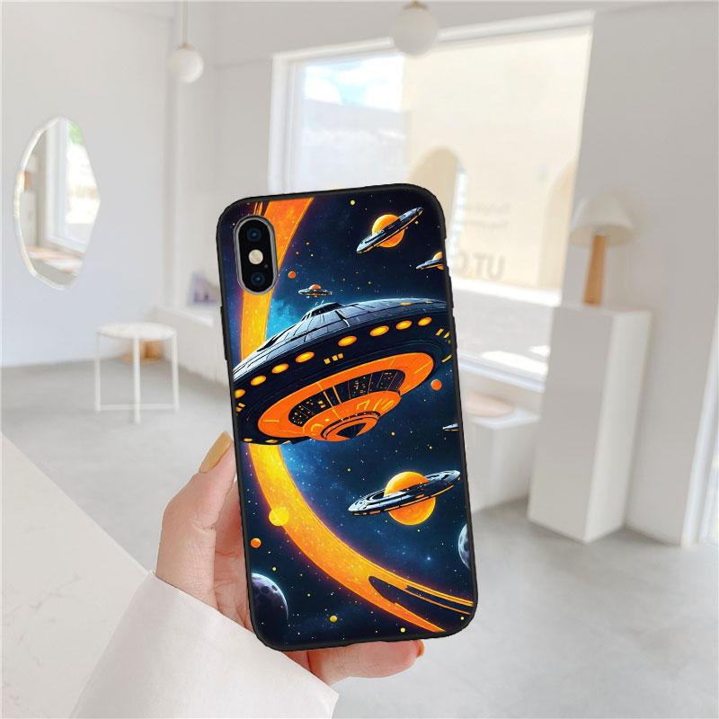 MY25 Space Astronaut Alien UFO Soft Shell Phone Case for Xiaomi Xiaomi Poco M4 M5 M6 M7 X3 X6 X7 F8 Ultra Pro GT NFC