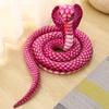 240 см Имитация красочных реалистичных E Cobra плюшевых игрушек мягкие игрушки змеи плюшевые забавные шутки мягкие игрушки домашний декор