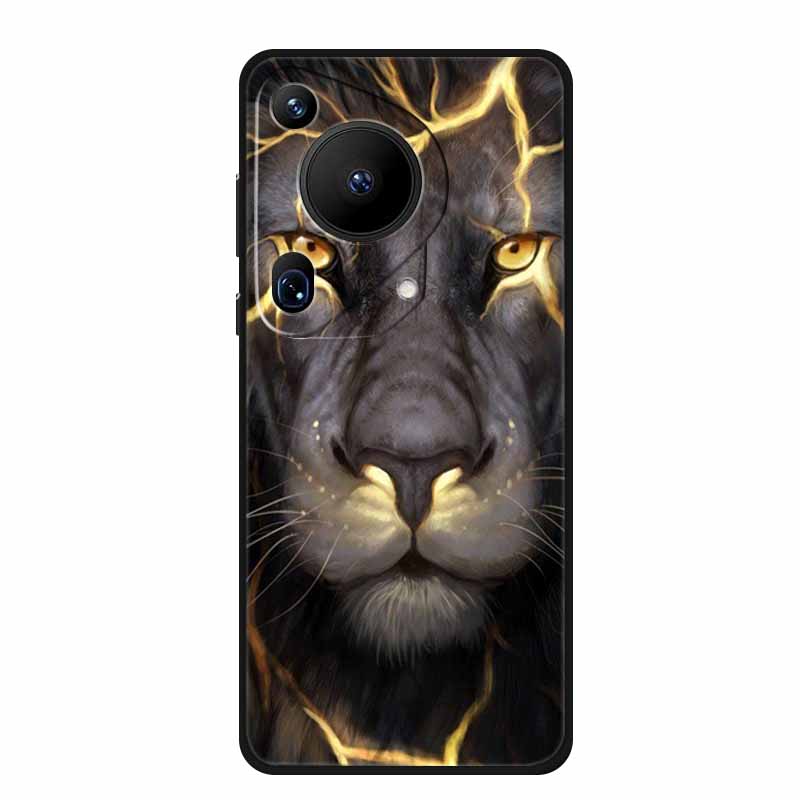 For Huawei Pura 70 Ultra Case 70Ultra Black Silicone Soft Back Cover Case For Huawei Pura 70 Ultra Phone Case Cover Pura70 Ultra