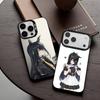 Чехол для телефона M-Manhattan Cafe Uma для iPhone 17, 16, 15, 14, 13, 12, 11 Plus, Pro Max, Конфетный, Покрытый серебром, Внутренняя крышка