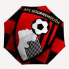 AFC Bournemouth, Football Crest Automatic Opening and Closing, 8 rib Structure Portable Umbrella, Suitable for Men and Women in All Seasons