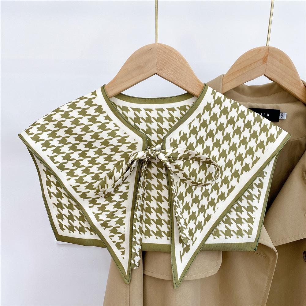 Новый шарф на плечо шаль женский поддельный воротник защита плеч шарф кондиционируемая комната камзол украшение в паре с узлом защиты шеи