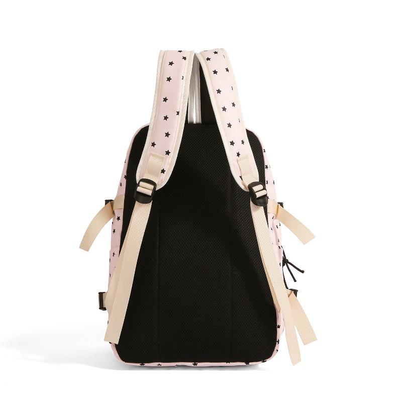 The New Schoolbag Is High-value, Fresh and Sweet Polka Dot Backpack, Lightweight and Large-capacity Backpack for Junior High School Students.