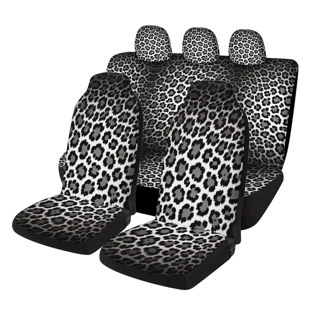 Printed Car Universal Seat Cover, Four-Season Universal Seat Cushion Cover, Five-Seat Car Seat Cover