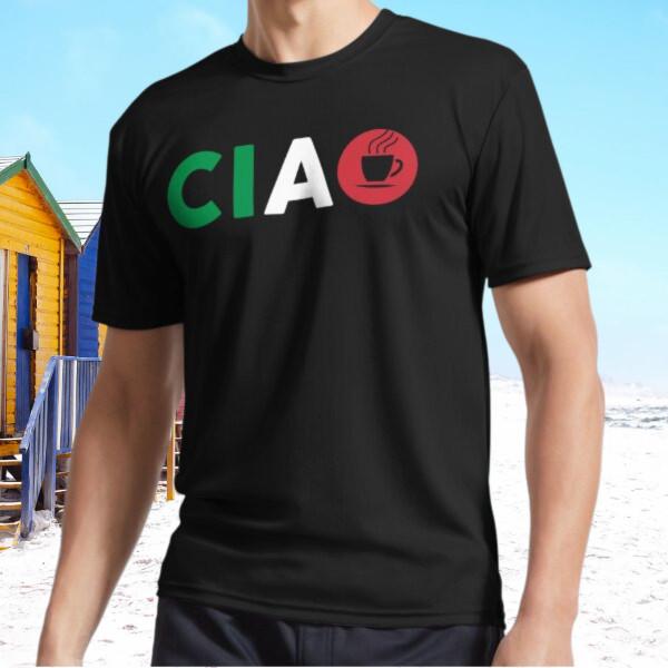Новая футболка Ciao Italian Я люблю Италию с Italia Espr Active, смешная, размеры S - 5XL