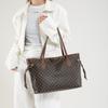 Модная нишевая повседневная женская простая ретро новая портативная сумка-тоут на плечо большой вместимости женская