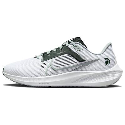 Кроссовки Air Zoom Pegasus 40 Michigan State мужские белые Pro-зеленые Silver-Wing DZ5999-100