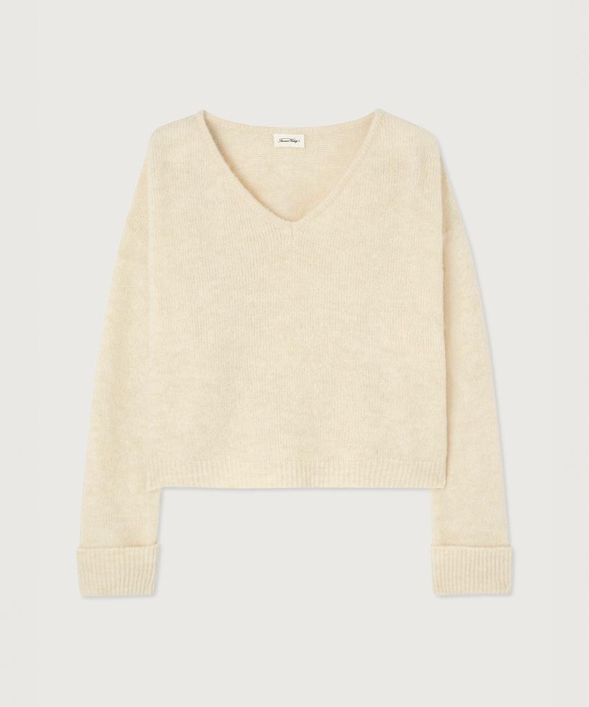 Свитер Amelikanbintiji East Knit - Жемчужный меланж / East18Hce26Nacrch