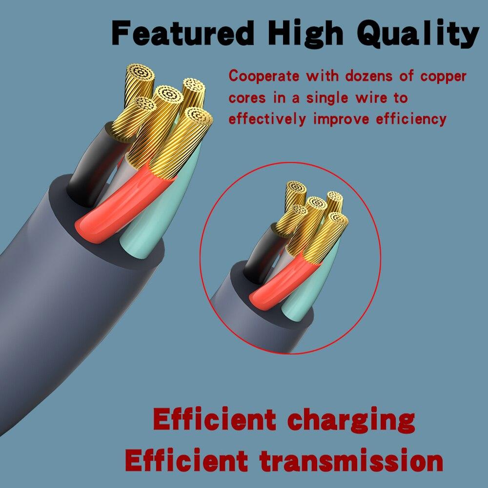 KEYSION Жидкий силикон 8 мм Кабель USB C к USB Type C 60 Вт PD Шнур для быстрой зарядки USB-C Кабель для зарядного устройства для Xiaomi Samsung Huawei Macbook iPad