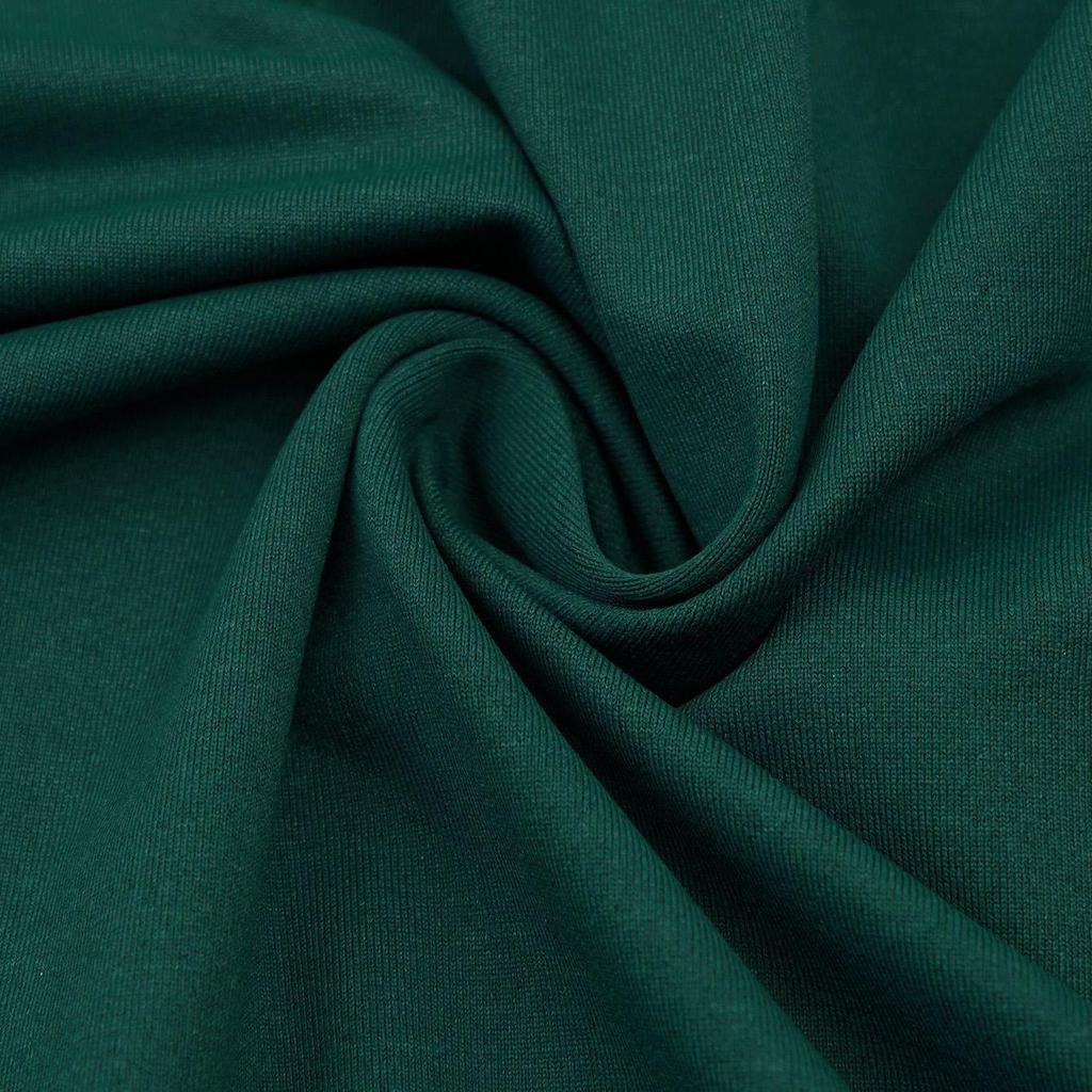 Осенне-зимнее женское повседневное однотонное платье с V-образным вырезом и длинными рукавами, с завышенной талией