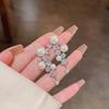 Exquisite S925 Silver Zircon Pearl Geometric Earrings - Trendy, High-End Design for Women
