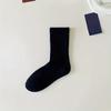 5 пар носков унисекс Crew Socks, однотонные, дышащие, удобные, прочные, для повседневной и спортивной одежды