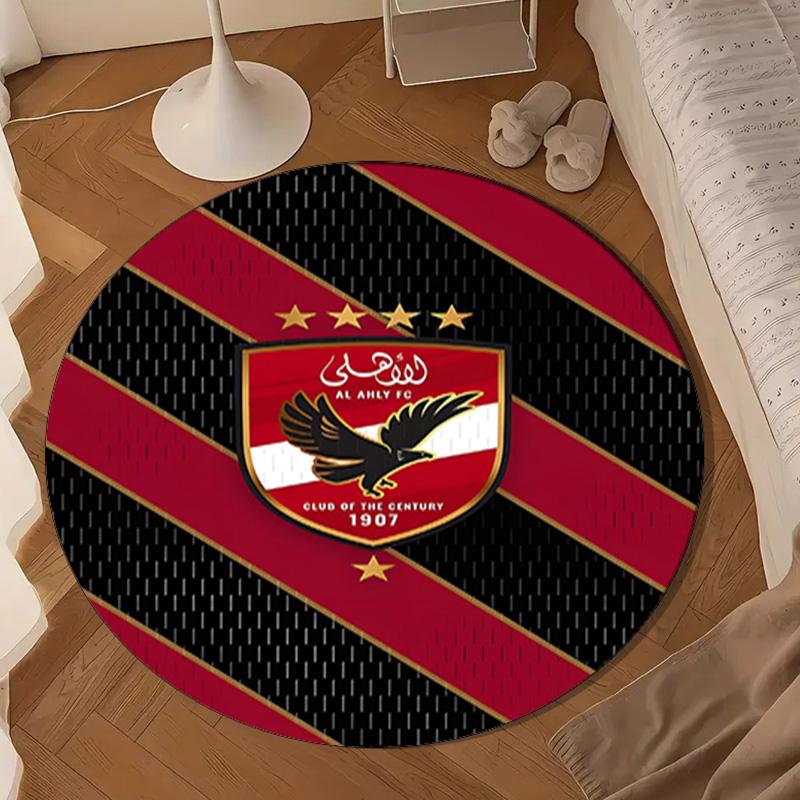 Al-ahly Fc Round mat, Anti-slip Circle Carpet Chair rug For livingroom,Bedroom, doormat home decor Gift Christmas Gifts