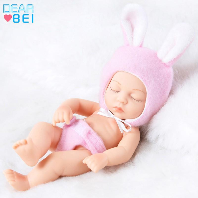 7-дюймовая мягкая виниловая кукла реборн, мини-фигурка