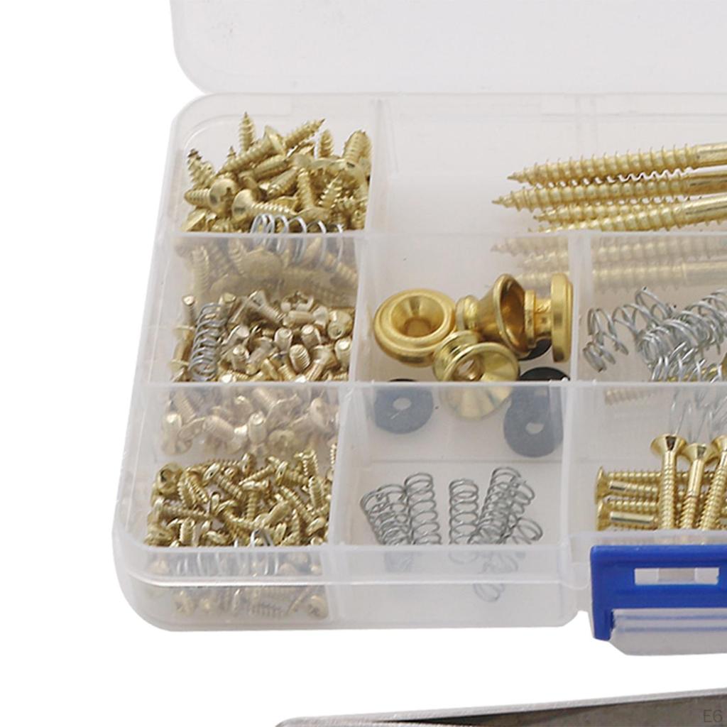 262шт комплект винтов для электрогитары монтажные винты DIY оборудование для тюнера