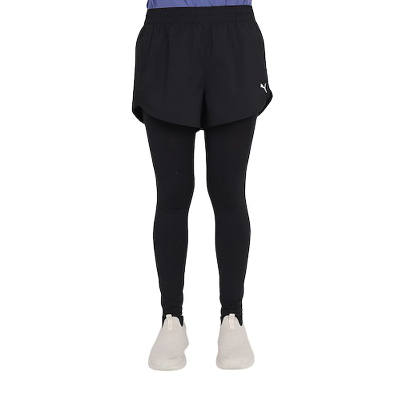 Puma Essential Train All Day Dry Fashion Удобные Мягкие Спортивные Шорты Женские шорты Черные 527353-01