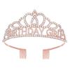 Корона на день рождения ДЕНЬ РОЖДЕНИЯ ДЕВОЧКА Корона принцессы для девочки Металлическая тиара невесты для женщин
