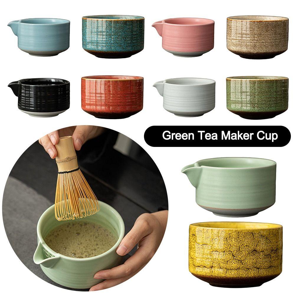 Большая емкость для заваривания чая, гладкая зеленая чашка для заваривания чая, аксессуары для чайного сервиза