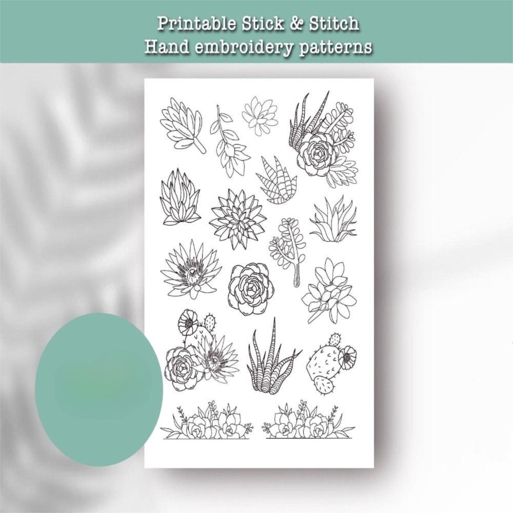 Новые цветы и океан вышивка узор стежок вышивка бумага DIY ручная работа ручное шитье стабилизаторы швейные принадлежности