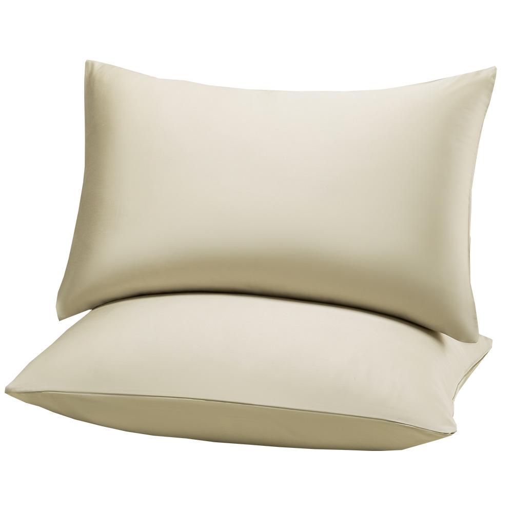 Tencel Lyocell Pillowcase Summer Silky Smooth Solid Color Silk Cool Pillow Towel Pillowcase