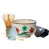 Matcha Bowl 5-Piece Set, Maple Leaf, L013
