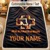 Flannel BlanketRammstein Custom Name Text Personalized Soft Warm Throw Blanket Home Decor Gift