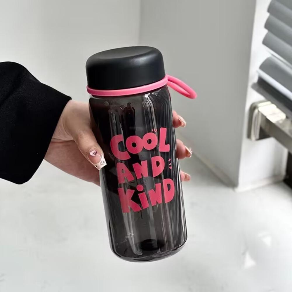 Пластиковый стакан для воды для студентов Прозрачный стакан для питья Бутылка для воды INS Для активного отдыха и спорта