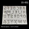 Cross-Border Alphanumeric Silicone Mold for Fondant, Chocolate, or Clay Cake Decoration