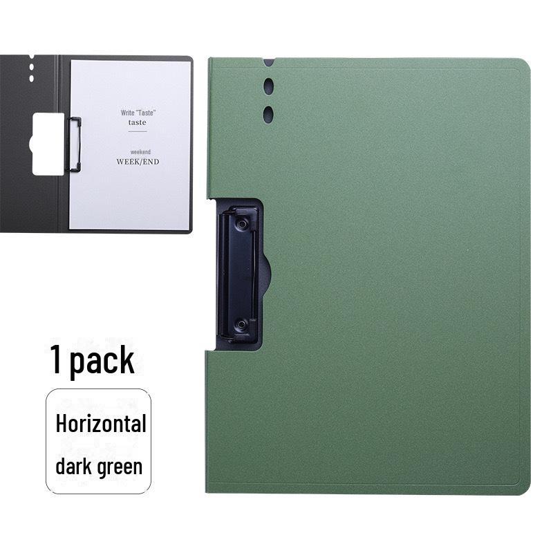 Multifunctional A4 Folder: Student Exam Paper Storage & Sorting Board - Office Supplies, Black Data Folder Pad