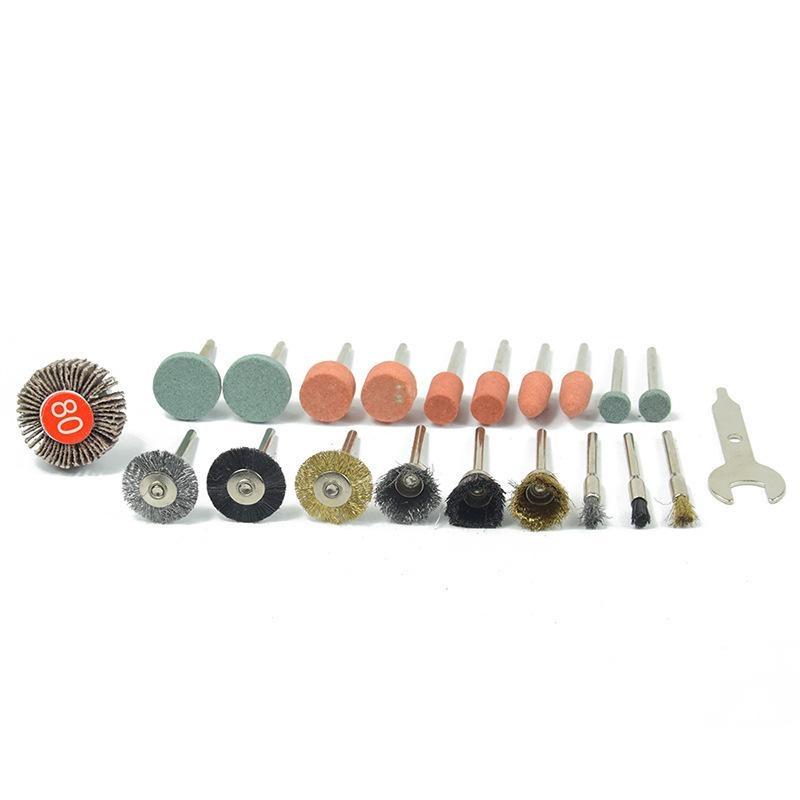161 шт. Мини-дрель Многофункциональный роторный инструмент Набор аксессуаров Шлифовальный полировальный набор Электрическая шлифмашина Микродрель Шлифовальный полировальный набор