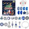 Christmas Advent Calendar 2022 Girls, DIY Bracelet Making Kit For For Kids Adult, 24-Days Christmas Countdown Calendar Jewelry Gifts