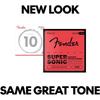 Струны для электрогитары Fender SuperSonic™ 150R, Чистый никель, Шариковый конец, Калибры .01...