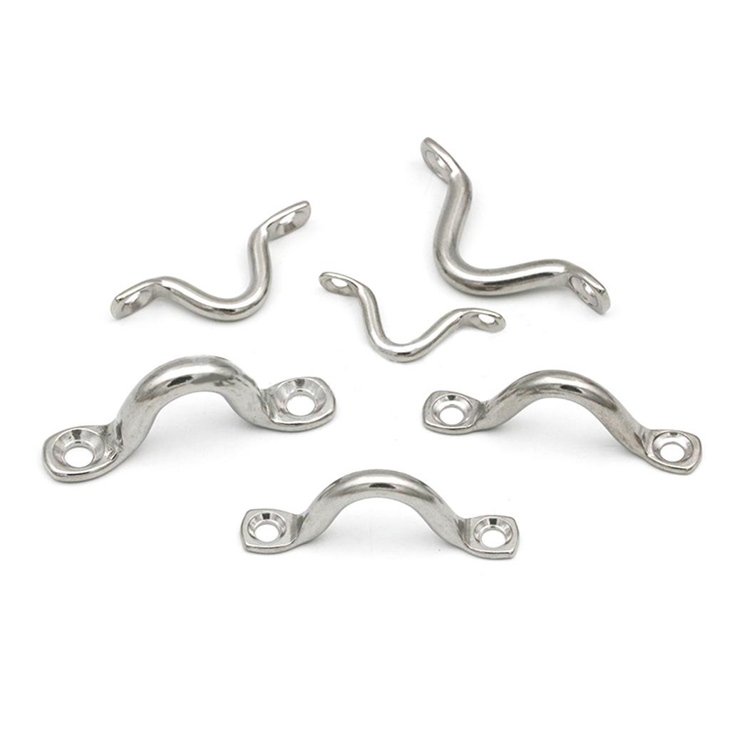 Bimini Boat Top Pad Eye Deck Loops Tie Down Anchor Point Footman's Loop 10 Pack