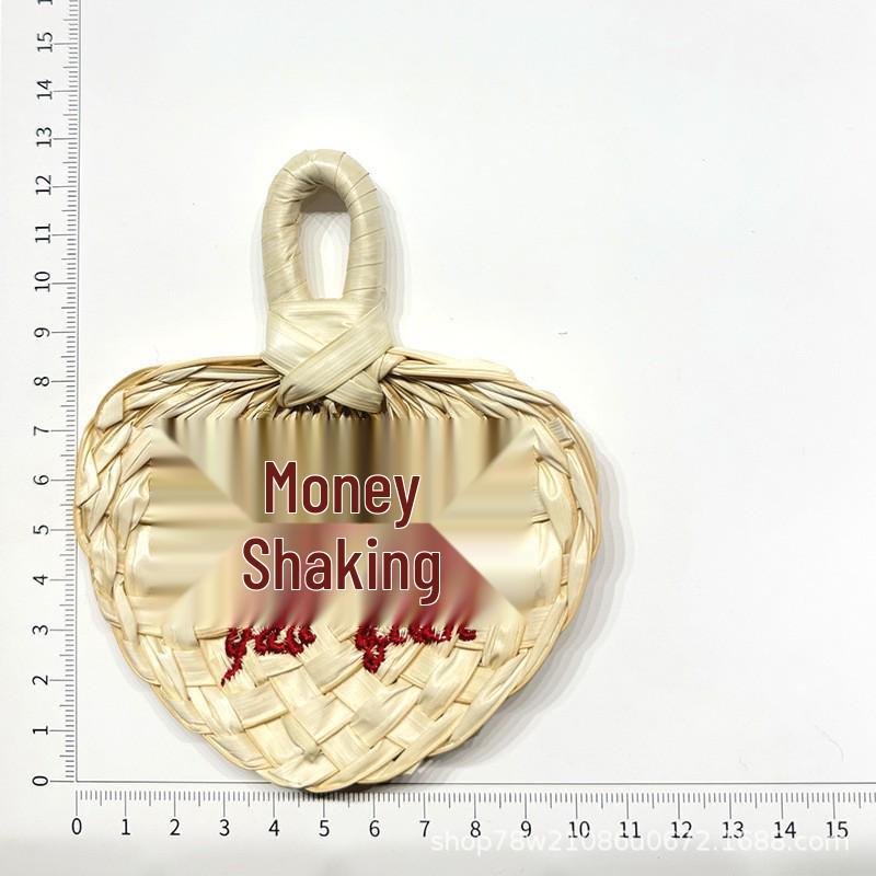 2026 Dragon Boat Festival Mugwort Fan Pendant & Indoor Sachet Bells for Door Handle and Decoration