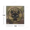 Trident Cat Head Reflective Camouflage Velcro Patch – Stylish Outdoor Backpack/Arm Badge