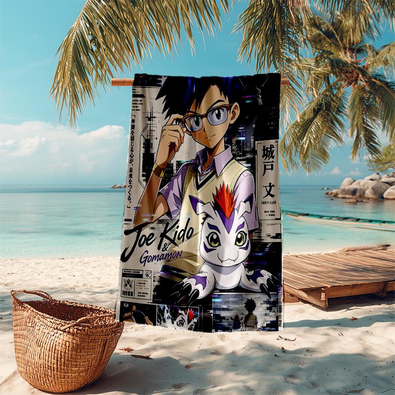 1pc Joe Kido Gomamon Adventure Microfiber Beach Towels Quick Dry Towel Sand Beach Towels Pool for Travel Swim Pool. S072101177