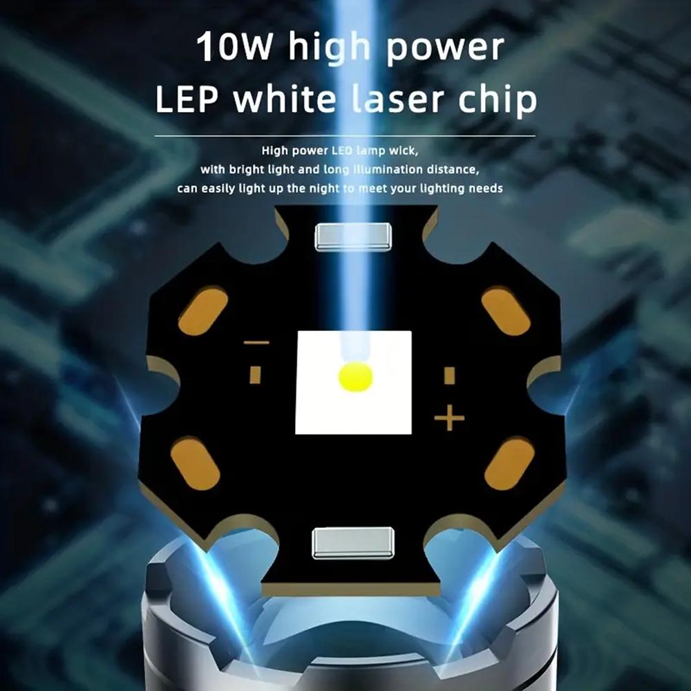 Мини-фонарик с зумом, луч белого света, перезаряжаемый, портативный, для ребенка, для леди, для рюкзака, карманный, для дома, для улицы, магнитный, рабочий, аварийный